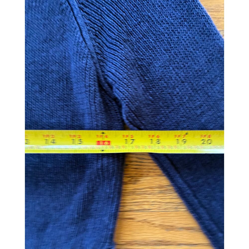 Free People WE THE FREE Blue Button Up Crop Cardigan Sweater Top Women's Size XS - Picture 9 of 11